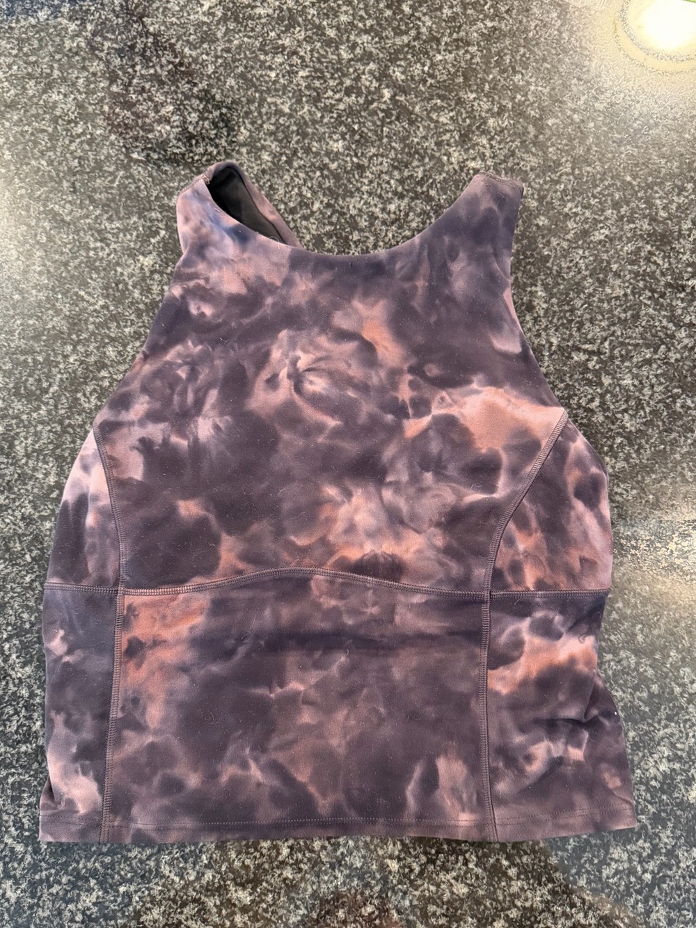 Multi Color Lululemon Cropped Tank Top